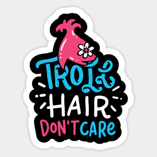 Hairdresser Shirt barber hair don't care Sticker